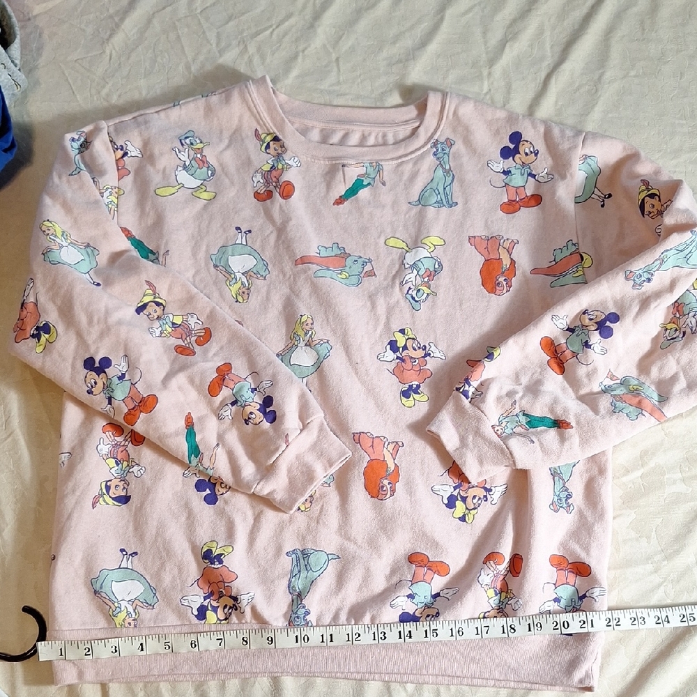 Disney 100 Pink Graphic Sweatshirt